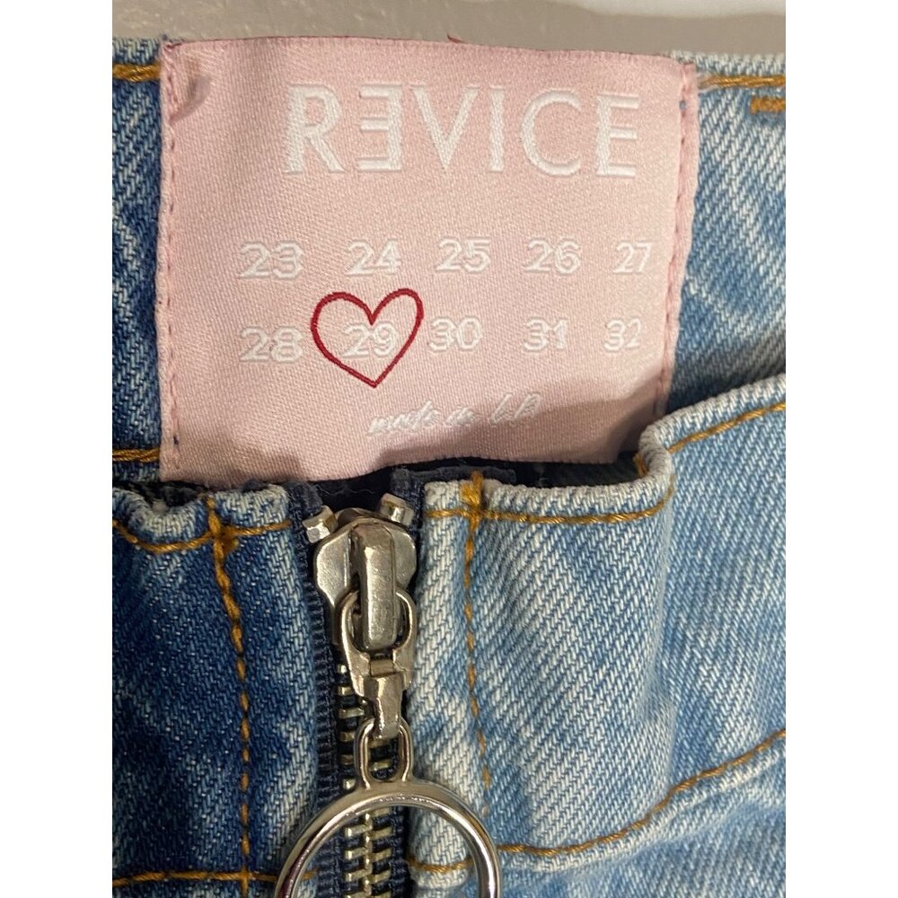 NWT REVICE Yin Yang Crop Tokyo Wash Jeans-sz 29 - Picture 7 of 11